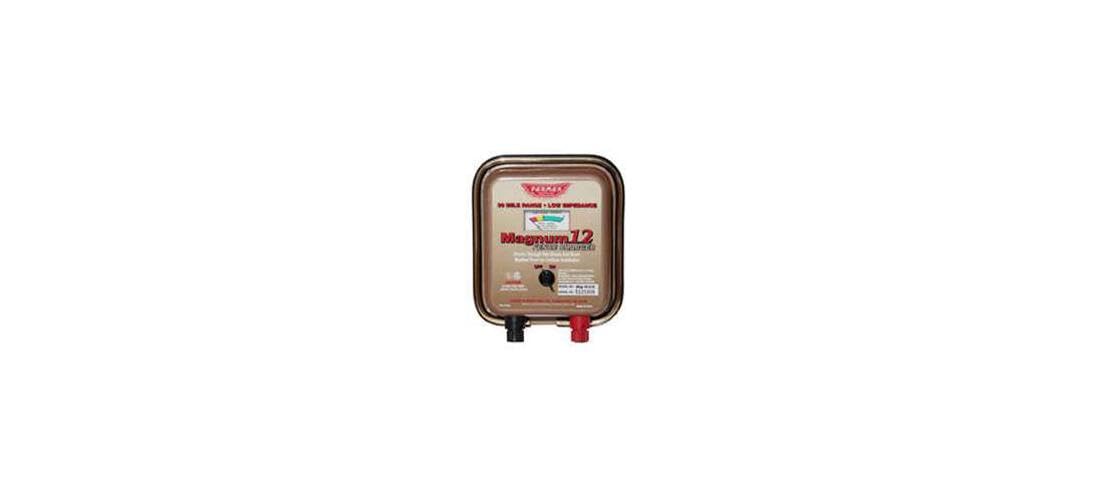 Parmak MAG12-UO 12-Volt Magnum Low Impedance Battery Operated 30-Mile Range Electric Fence Charger, Multi, Twin