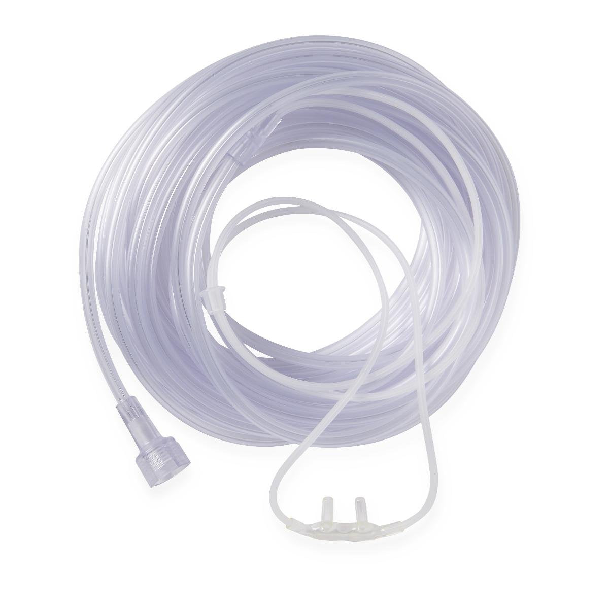 Medline SuperSoft Pediatric Oxygen Cannula with Universal Connectors, 7' Tubing Length, Pack of 50