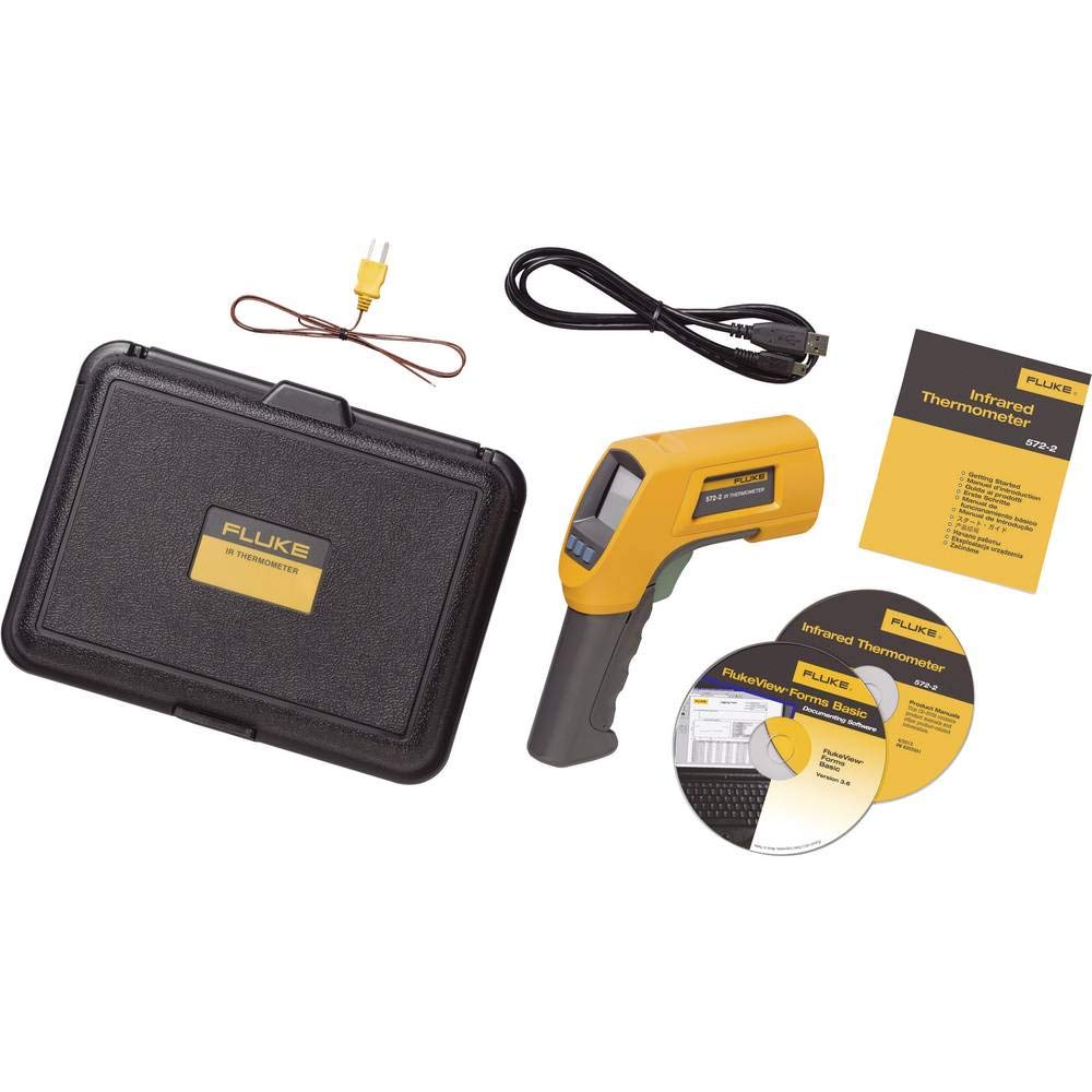 Fluke 572-2 High-Temperature Infrared Thermometer with Dual Laser