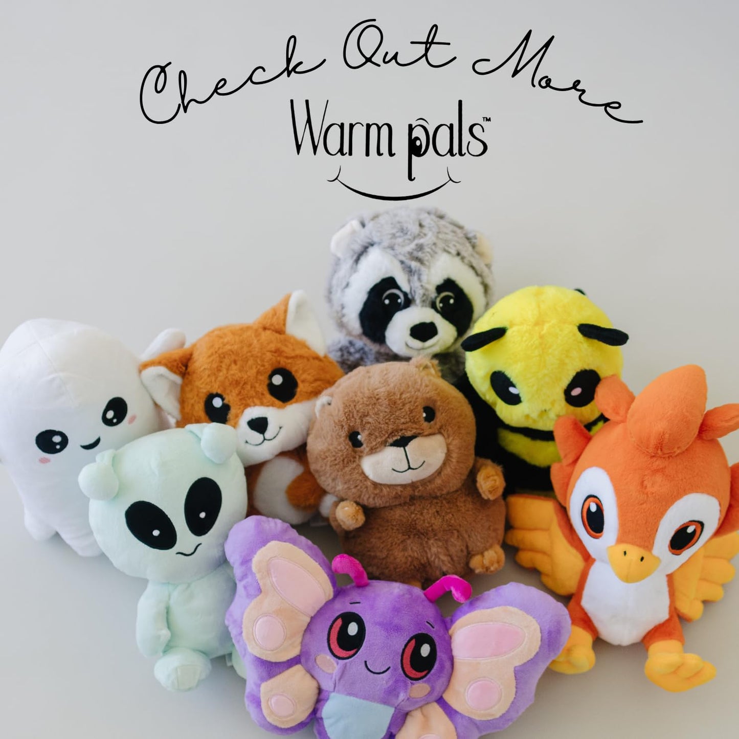 Bella Butterfly - Microwavable & Weighted Plush Stuffed Animal - Heated Plushie for Warmth - Cute, Soft, Cozy Toy for Adults & Children (Boys, Girls, & Toddlers) by Warm Pals