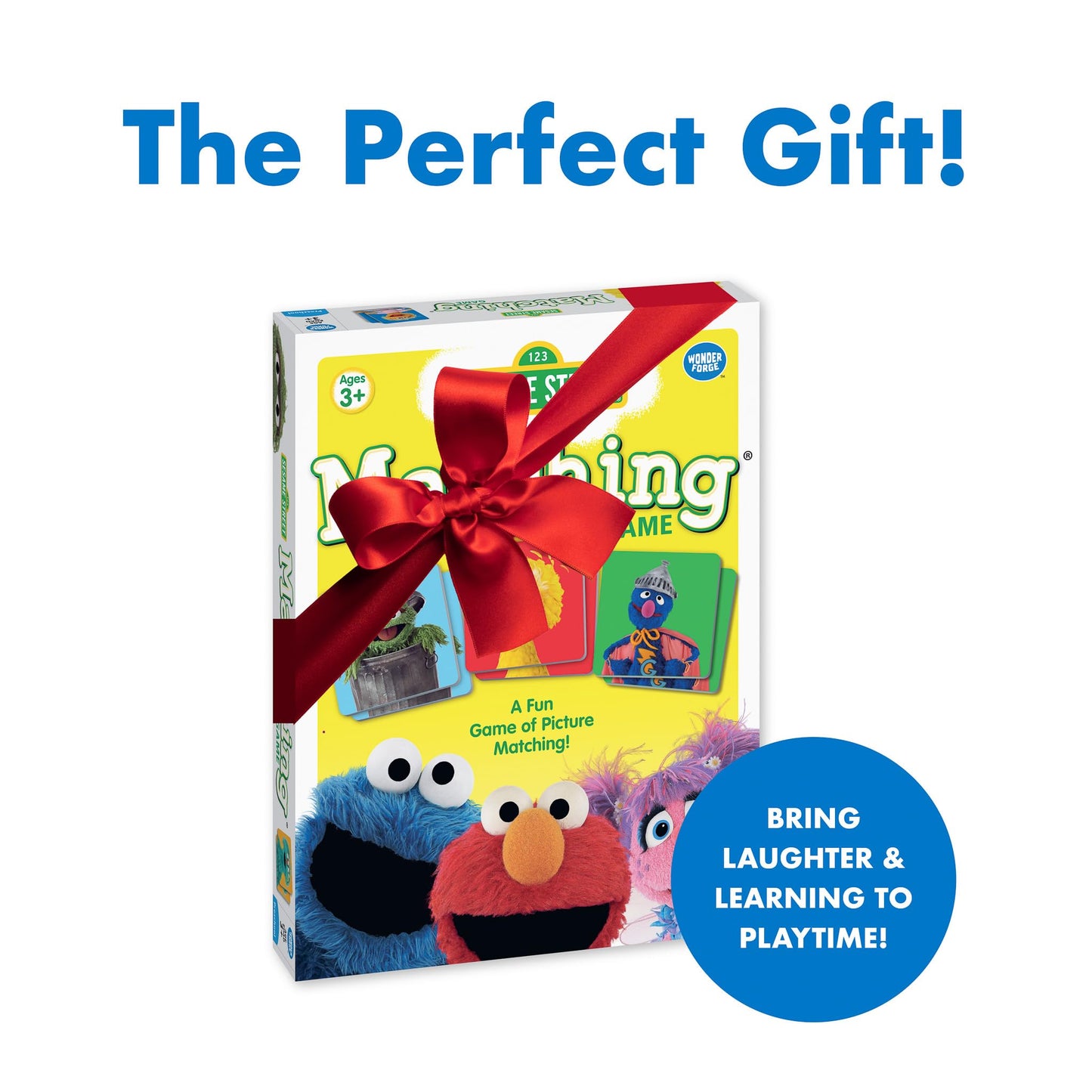 Wonder Forge Sesame Street Memory Matching Game: Fun Toddler Learning Toys & Games for Kids Ages 3-5, Ideal for Family Play & Education