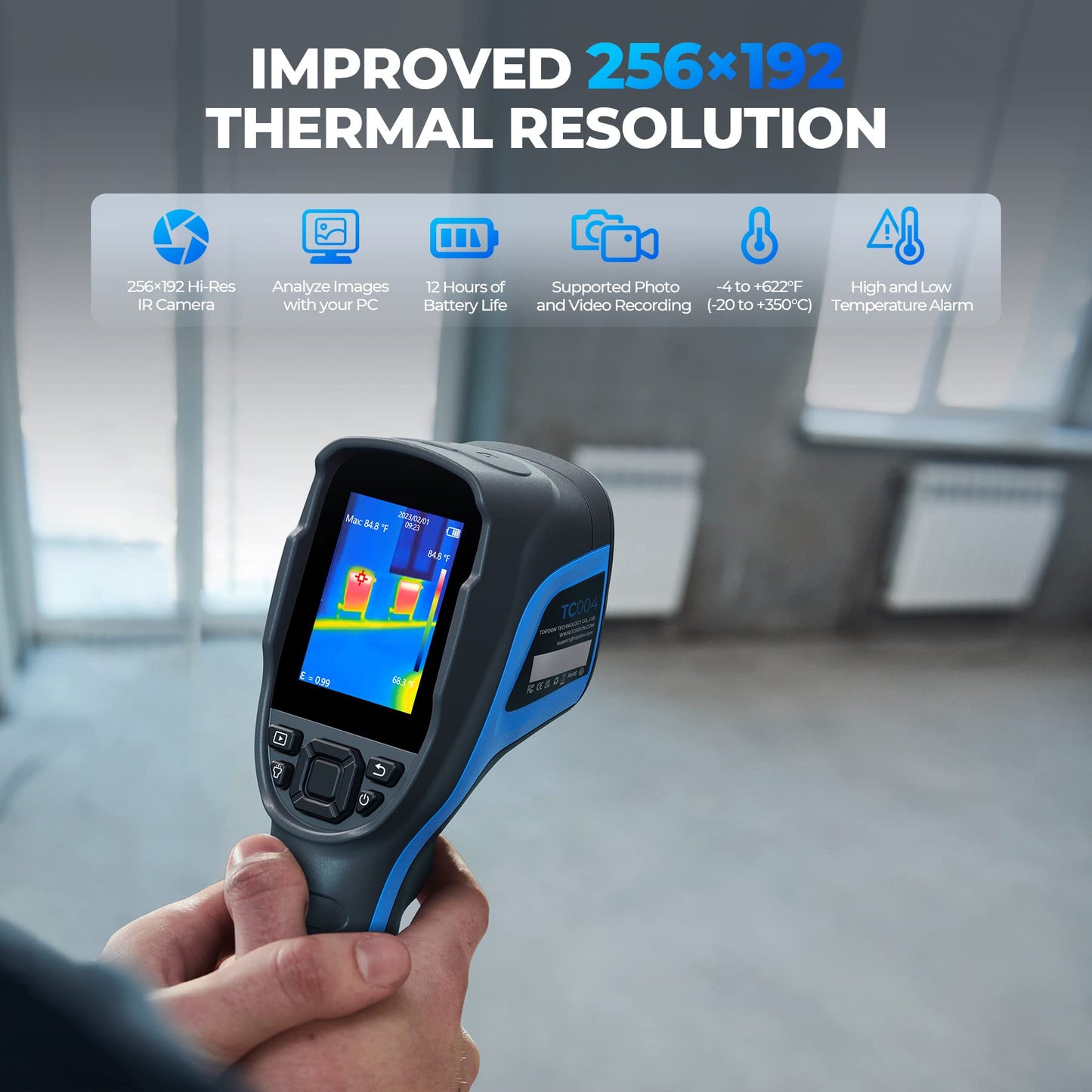 TOPDON USA - Handheld Thermal Imaging Camera 256X192 Resolution