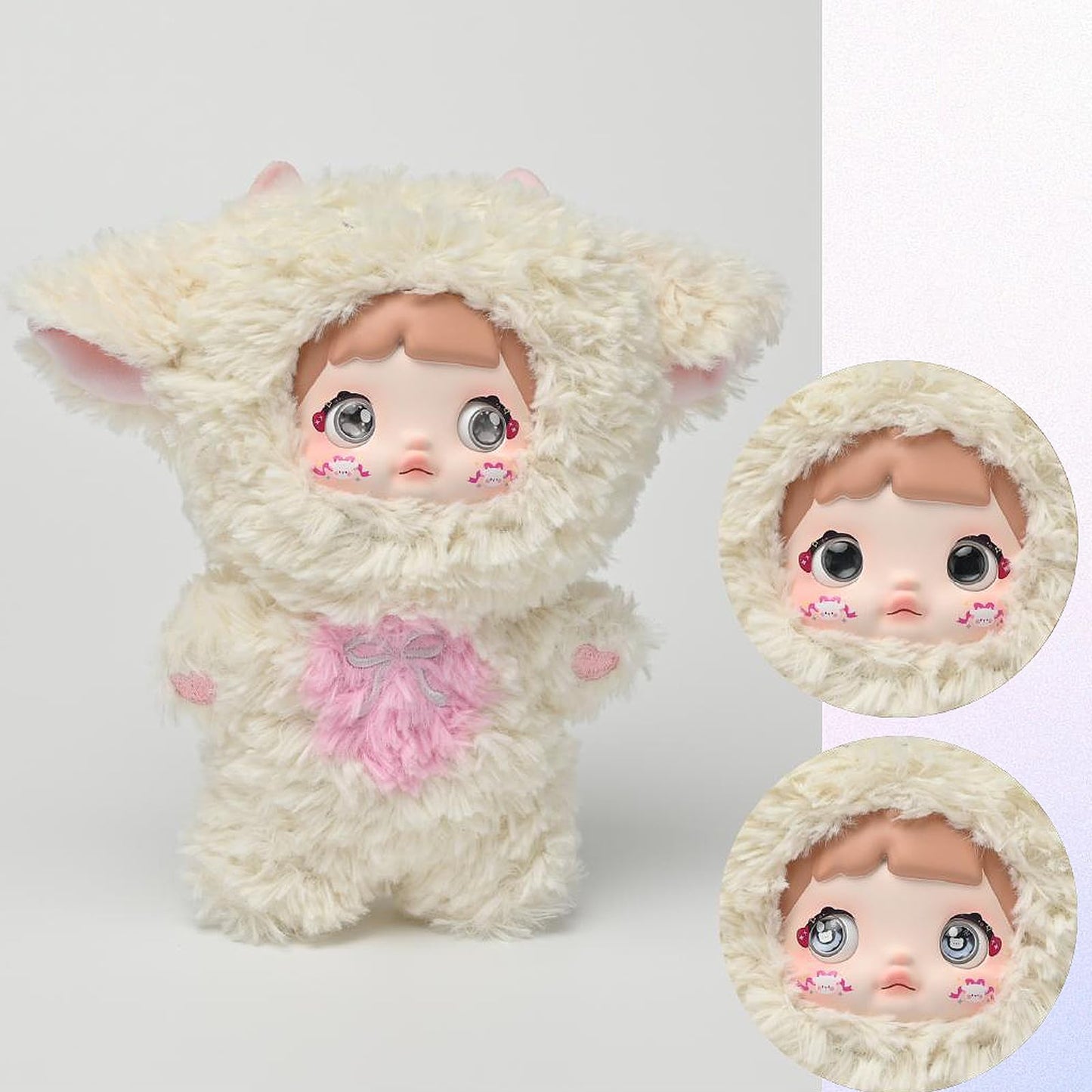 BEEMAI Nommi Loveliness Never Ends Series Plush Blind Box 6PCs (Set of 6 No Repeat) Cute Figures Collectible Toys Birthday Gifts
