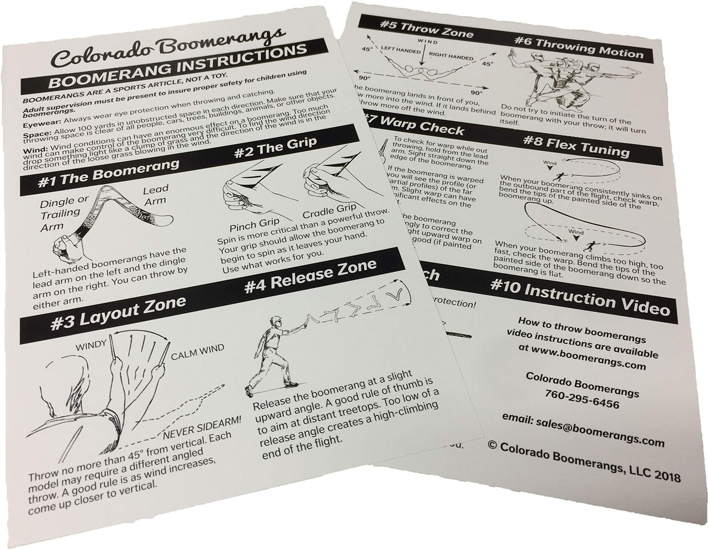 Polypropylene Boomerangs for Kids 5-14 - Real Aerodynamic Boomerang!