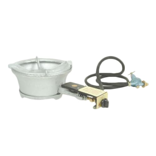 FSE H-205 Fast Stove 5B, 12-1/2"L x 12-1/2"W x 6-1/4"H, Automatic, Single, Adjustable Burner, Includes Hose and Gas Nozzle, LP Gas, 64,800 BTU