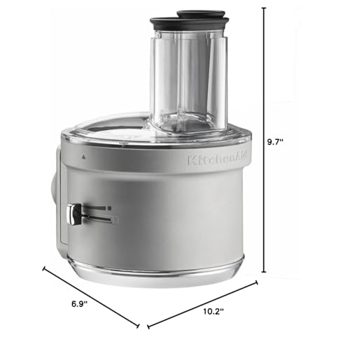 KitchenAid Stand Mixer Attachment, Food Processor with Commercial Food Dicing Disc KSM2FPA