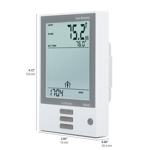 Stelpro Heated Floor Thermostat | Concerto PROGRAMMABLE for Electric Radiant in-Floor Heating | Easy Scheduling & Precise Control | Class A GFCI | 120V/208V/240V | Includes Floor Sensor | White