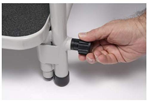 Lumex Everyday Hip Chair with Adjustable Footrest for Hip or Knee Surgery Recovery, Jade