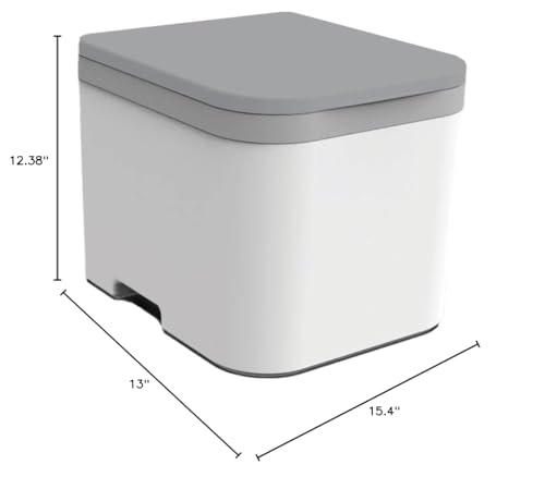 NOMAD by OGO Portable Compost Toilet – Camping Toilet for Truck Campers, Hunting Blinds, Car Camping, Primitive Camping & Boating, No-Electric, Waterless, Odor-Free Fits 8 Gallon Bags