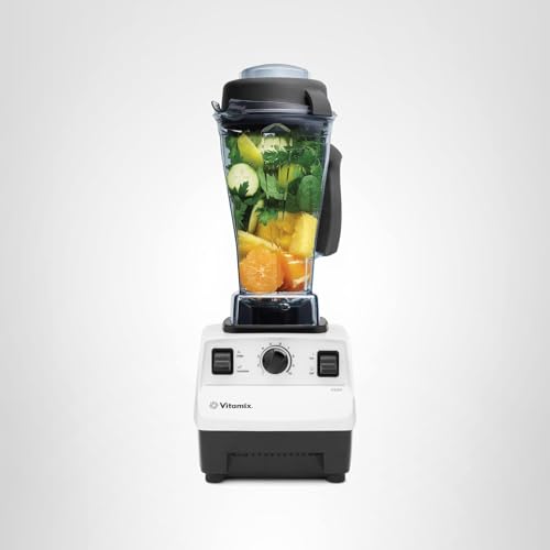 Vitamix 5200 Blender, Professional-Grade Blender for Smoothies, Soups, Ice Cream and More, Stainless-Steel Blades, Self-Cleaning Kitchen Appliance, 64 Oz Container, White