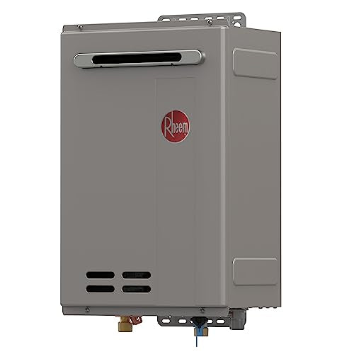 Rheem RTG-70XLP-3 High Efficiency Non-Condensing Outdoor Tankless Liquid Propane Water Heater 7.0 GPM, 160,000 BTUs