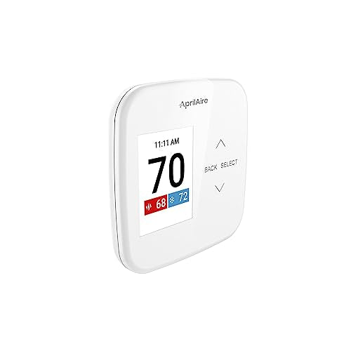 AprilAire S86WMUPR Wi-Fi Programmable Thermostat, Multi-Stage Universal with IAQ Control, 2H/2C Heat/Cool Stages or 4H/2C Heat Pump Stages