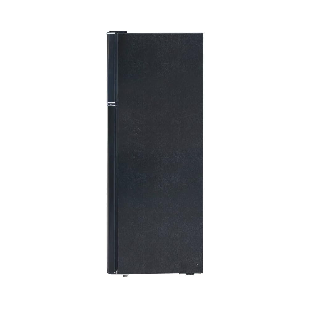 HAMILTON BEACH 2 Door Apartment Size Refrigerator with Freezer, 7.5 cu. ft, Retro Black