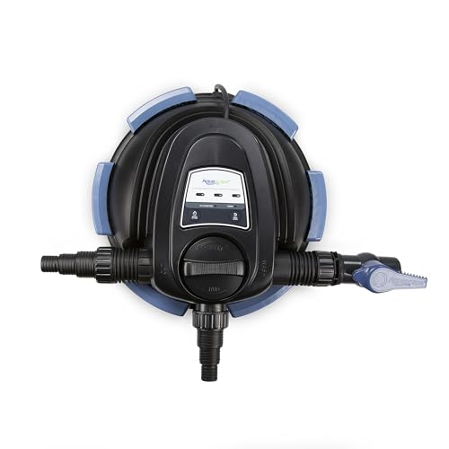 Aquascape 95053 UltraKlean 2000 Gallon Biological Pressure Filter with 14 Watt UV Clarifier Sterilizer for Pond Water Feature, 2,700 GPH Black
