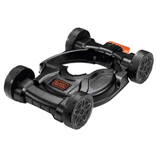 BLACK+DECKER Weed Eater, Lawn Edger and Cordless Lawn Mower 3 in 1 Combo, Includes (2) Batteries, Charger, 12 Inch Battery Powered String Trimmer and Lawnmower, Adjustable Length and Height (MTC220)