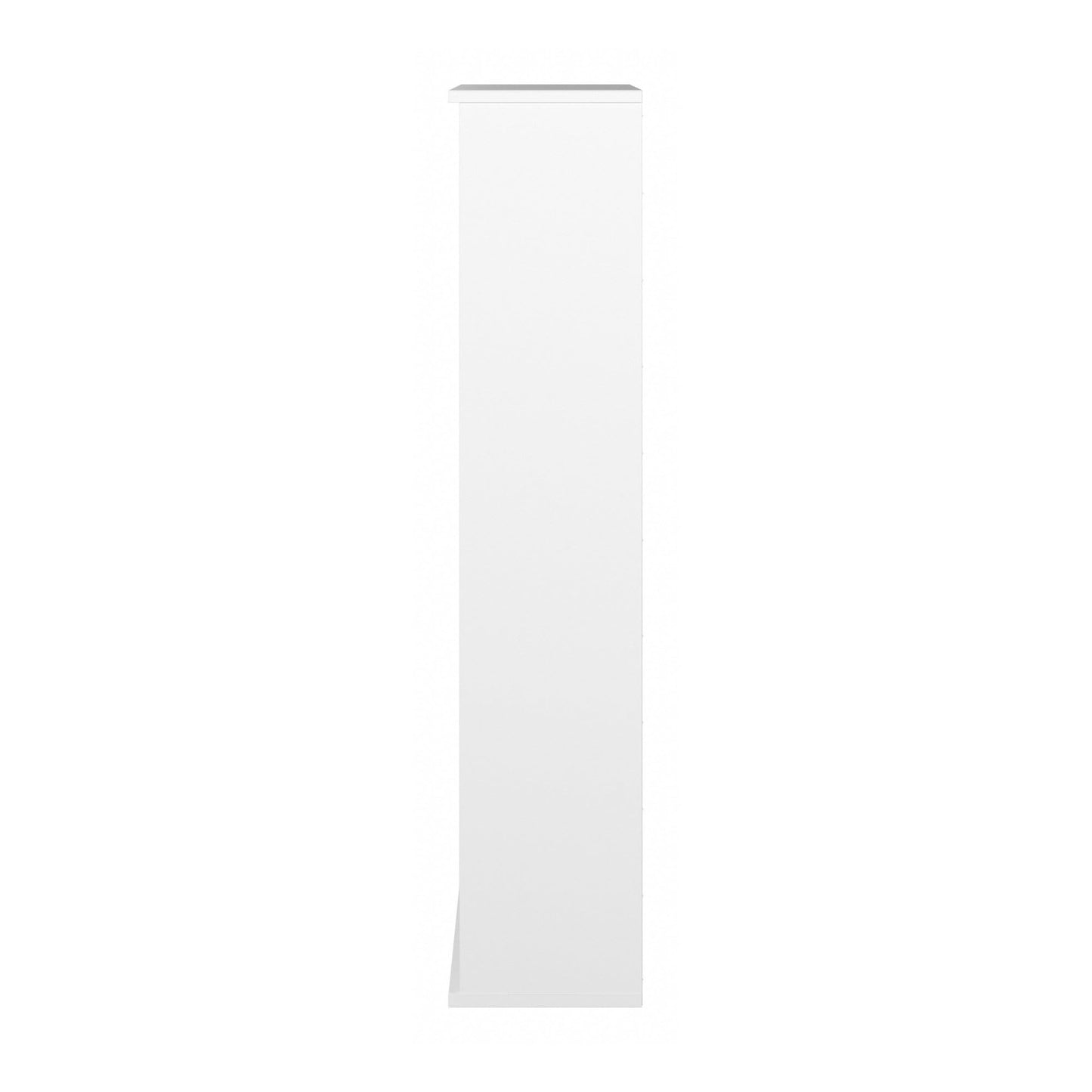 Bush Furniture Studio C Tall 5 Shelf Bookcase in White, Large Bookshelf for Home or Professional Office