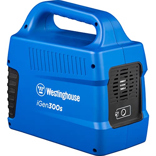 Westinghouse 296Wh 600 Peak Watt Portable Power Station and Solar Generator, Pure Sine Wave AC Outlet, Backup Lithium Battery for Camping, Home, Travel, Indoor/Outdoor Use (Solar Panel Not Included)