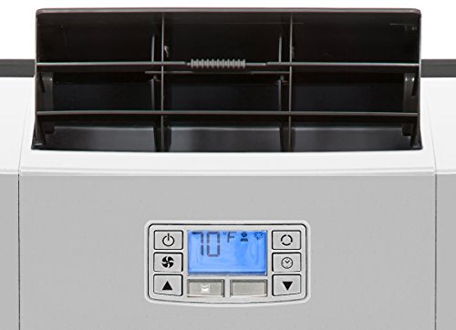 Whynter Portable Air Conditioner 12,000 BTU with Dual Hose Dehumidifier & Cooling Fan for 400 Sq Ft Rooms, Includes AC Unit Window Kit Elite ARC-122DS (7,000 SACC), Silver