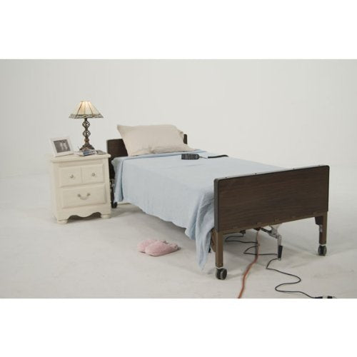 Drive Medical Full Electric Ultra Light Plus Hospital Bed, No Rails and No Mattress, 36 Inch
