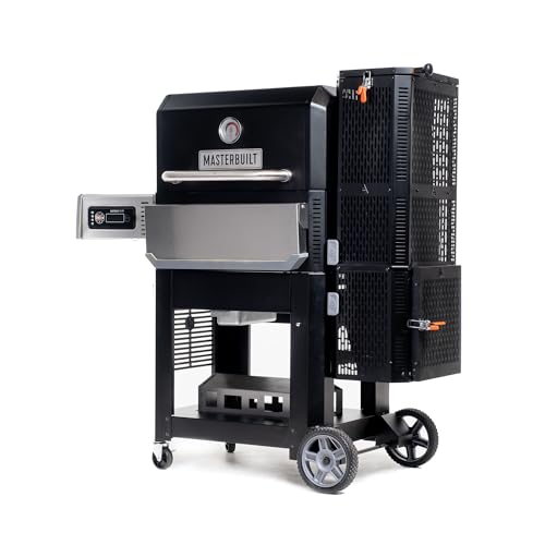 Masterbuilt® Gravity Series® 800 Digital Charcoal Grill, Griddle and Smoker with Digital Control, App Connectivity and 800 Cooking Square Inches in Black, Model MB20040221