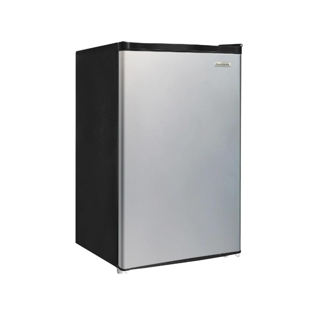 Frigidaire Compact Fridge, 4.5 Cubic Feet, Stainless Steel