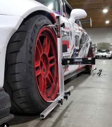 QuickTrick 4th Gen Pro Portable Wheel Alignment Kit (13-22" Wheels) - Silver Digital Automatic LEVEL Alignment System