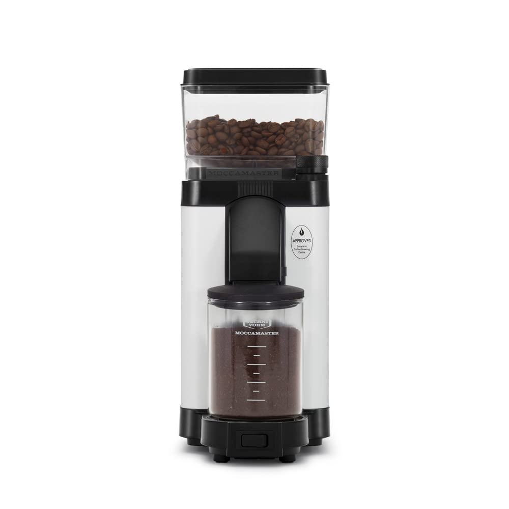 Technivorm Moccamaster 49522 KM5 Burr Coffee Grinder, Matte White