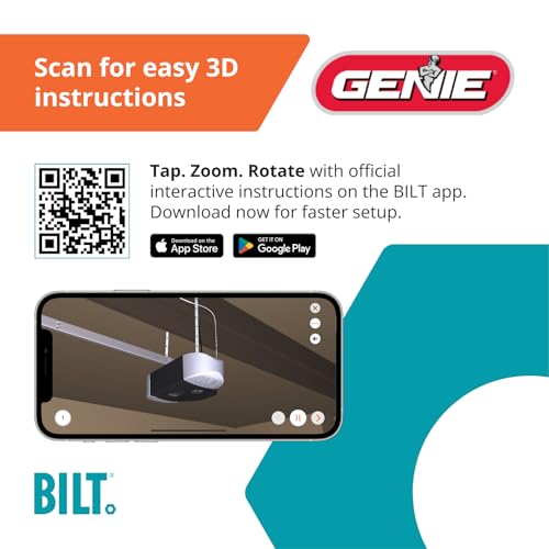 Genie StealthDrive 7155 Connect Smartphone-Controlled Belt Drive Garage Door Opener - 1 Each