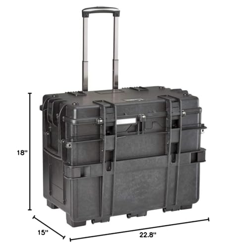 Mobile Tool Chest With Drawers, Military Grade, NATO Certified, Waterproof, Stackable, Lockable, Impact Resistant
