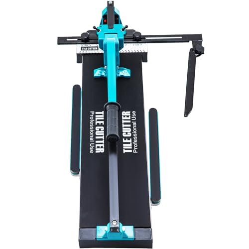 Mophorn 48 Inch Tile Cutter Single Rail Double Brackets Manual Tile Cutter 3/5 in Cap w/Precise Laser Manual Cutter Tools for Precision Cutting (48 Inch)