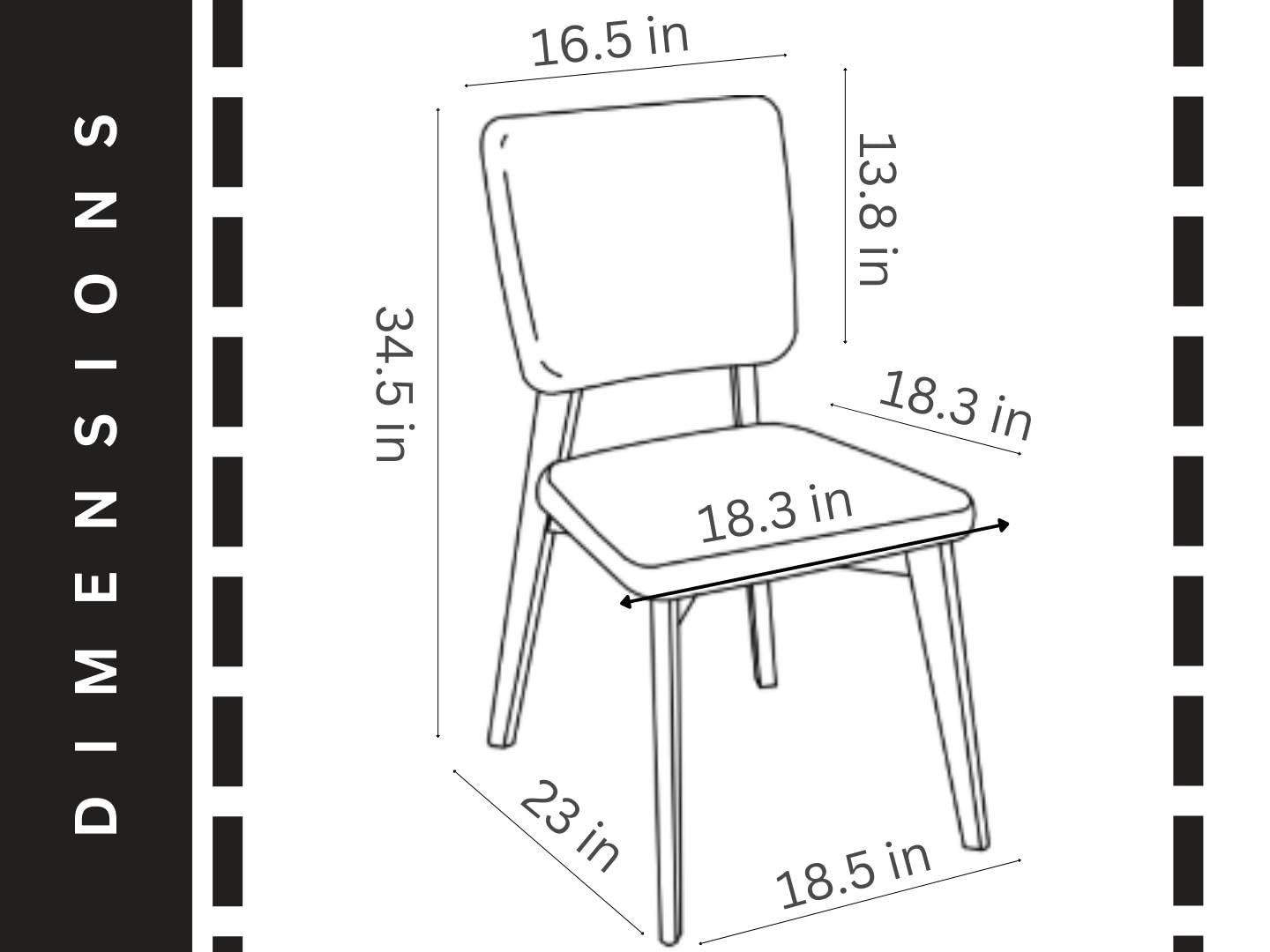 Urban Elements Modern Dining Set for 4 6 8 and 10 – Elegant Natural Walnut/Oak Finish, Comfortable Seating, Perfect for Family Gatherings and Contemporary Spaces