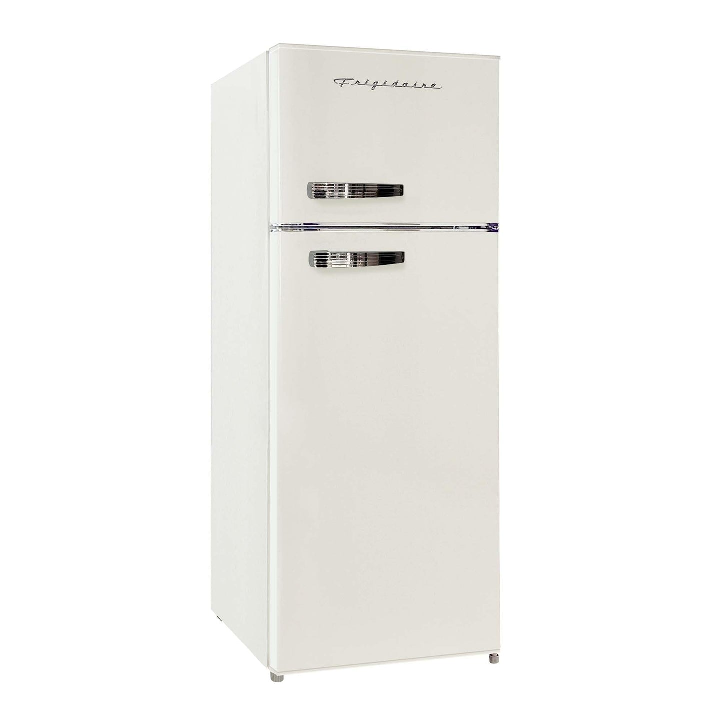 Frigidaire EFR753 Retro Apartment Size Refrigerator with Top Freezer - 2 Door Fridge with 7.5 Cu Ft of Storage Capacity, Adjustable Spill-Proof Shelves, Door & Crisper Bins, CREAM
