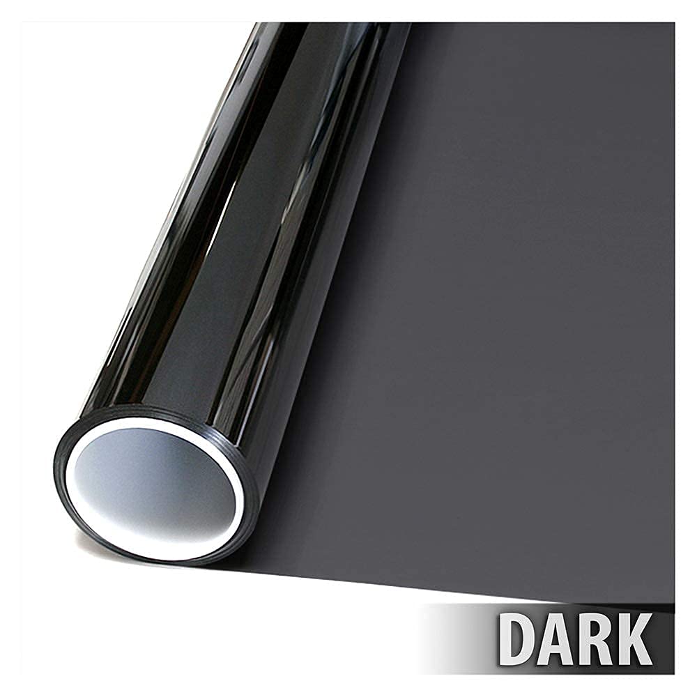 BDF NA20 Window Film Daytime Privacy and Sun Control Natural Black 20 (Dark) - 36in X 50ft