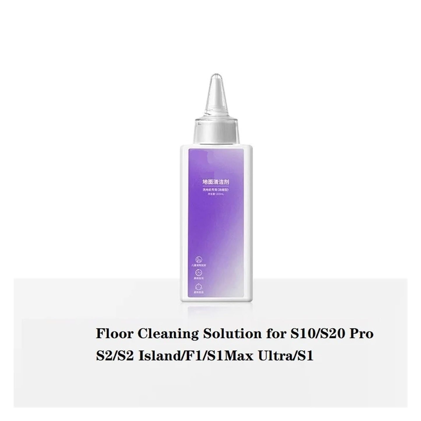 PRLDXJPL Cleaning Liquid 200ML, Floor Cleaning Solution. Compatible For Narwal S10/S20 Pro S2/S2 Island/F1/S1Max Ultra/S1(200ML*2)
