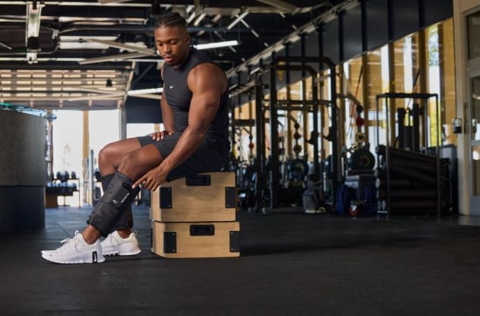 Hyperice Normatec Go Calf - Recovery System with Patented Dynamic Compression Massage Technology - Targeted Relief for Pain and Inflammation