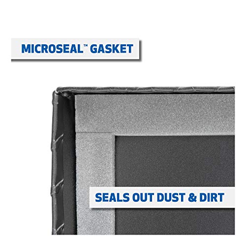UWS EC30363 36-Inch Matte Black Heavy-Wall Aluminum Truck Side Tool Box with Low Profile, RigidCore Lid