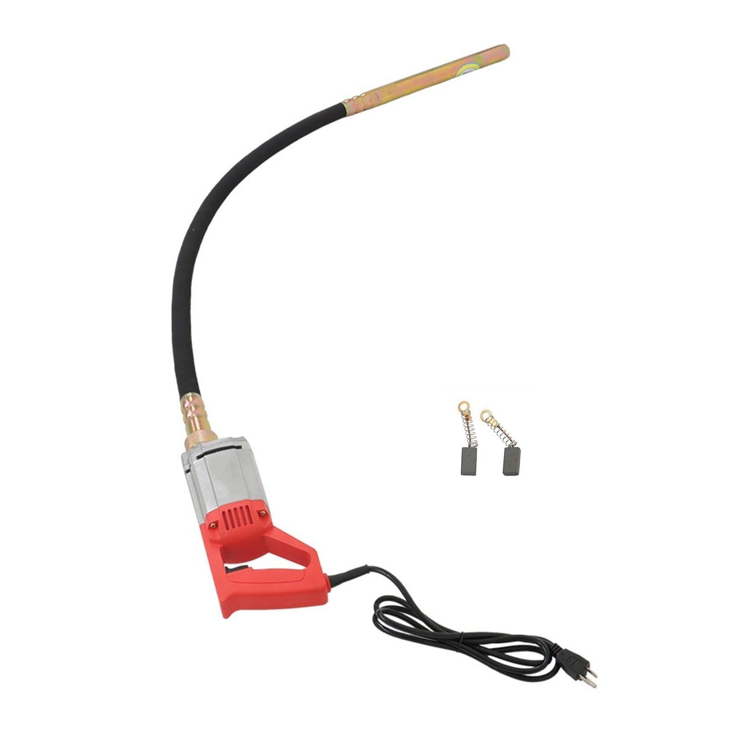 findmall Electric Concrete Vibrator 1300W 110V Hand Held Concrete Vibrator 5Ft Long Cement Vibrarator