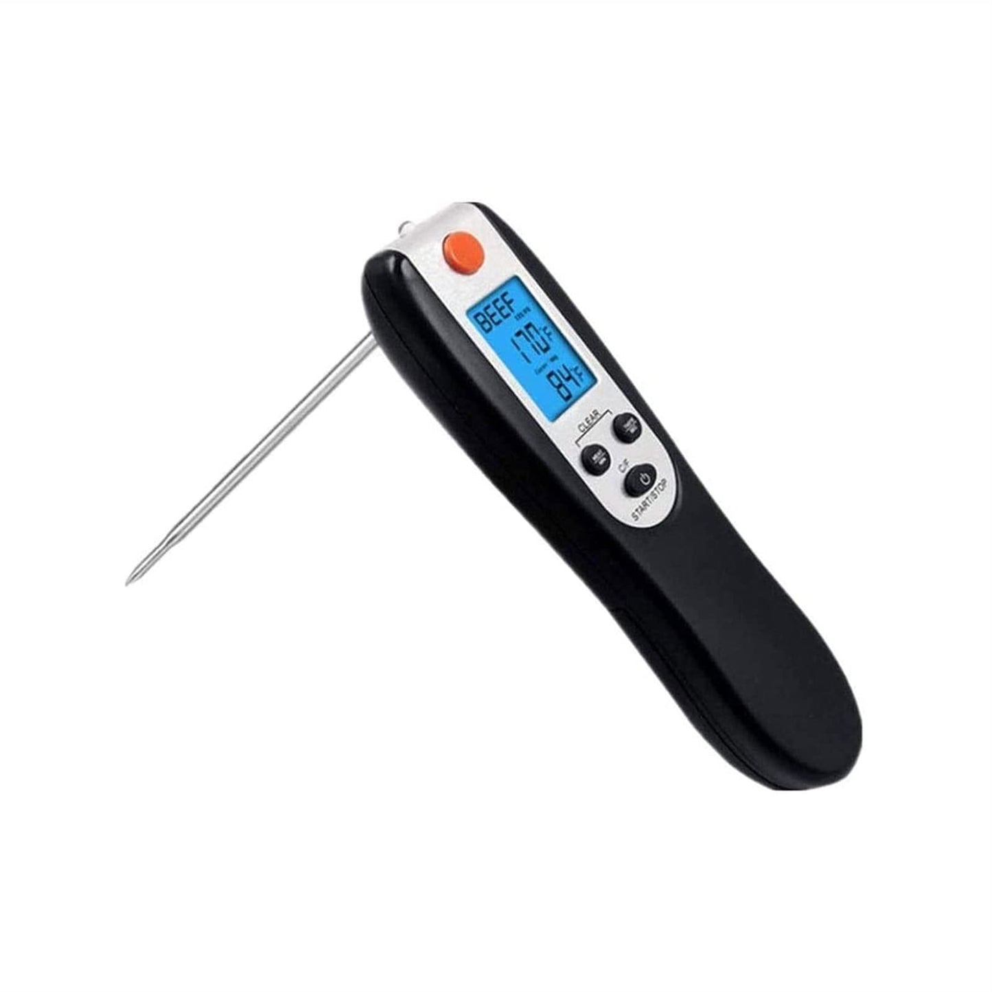 GIENEX Meat Food Thermometer for Grill and Cooking, Ultra Fast Instant Read Waterproof Digital Kitchen Thermometer Probe for Grilling BBQ Smoker Oil Deep Fry Candy