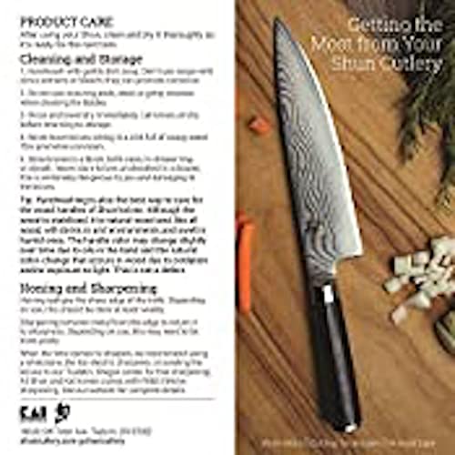 Shun Classic 9 Piece Chef’s Block Set, Includes 7 Shun Classic Knives, Honing Steel and 22-Slot Knife Block, Handcrafted Japanese Knife Set, Damascus Stainless Steel Cladding, Pakkawood Handle