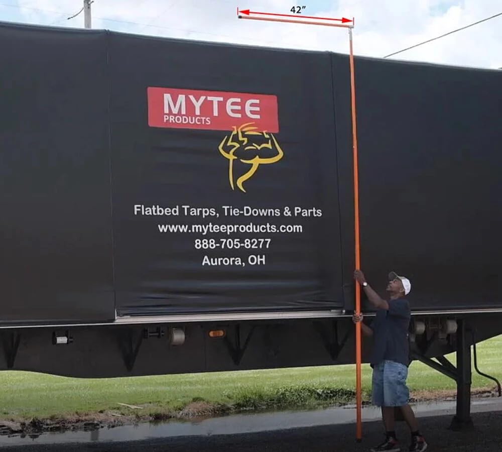 Mytee Products Heavy Duty Load Height Measuring Stick - 15 Ft Truck Trailer Oversize