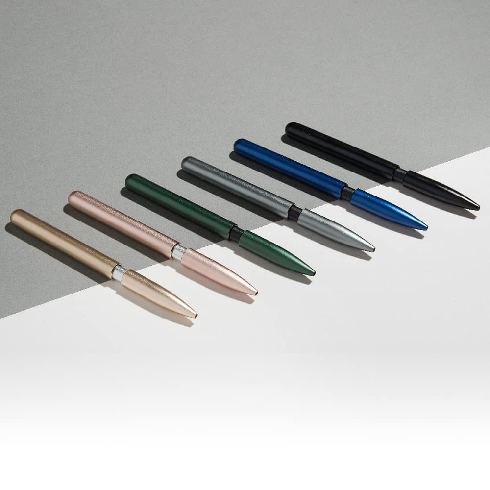 stilform - Ballpoint Pen - Precision Milled Aluminum with Magnetic Closure Mechanism and Superior Schmidt Refill - Award Winning Design (Aurora Green)