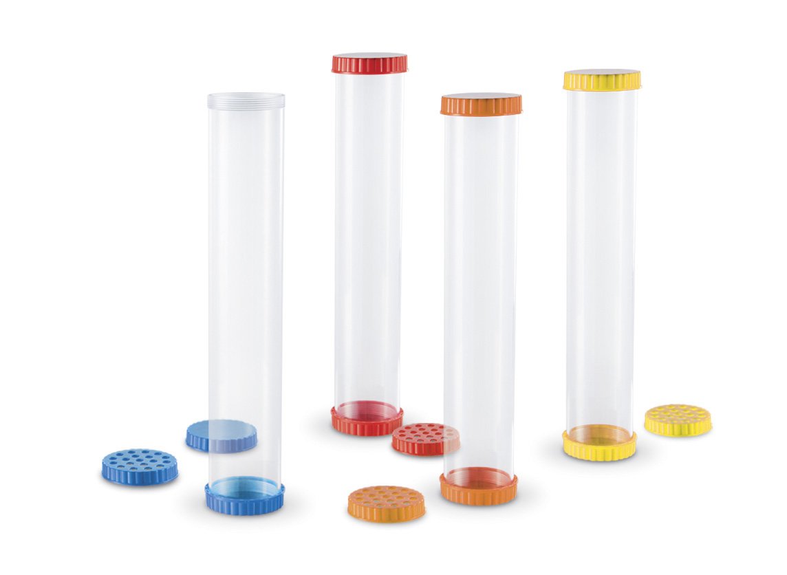 Learning Resources Primary Science Sensory Tubes - Toddler Toys, Homeschool Supplies, Fine Motor Skills, Calm Down Bottle, STEM Manipulatives, Preschool Activities, Montessori Games, Gifts for Kids