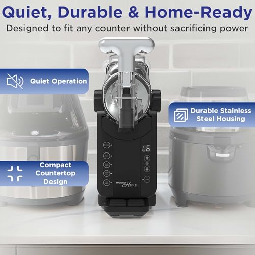 Magnavox Home, Ice Cream & Frozen Slush Drink Maker, Onyx (34OZ IceCream or 57OZ Slush at a Time)