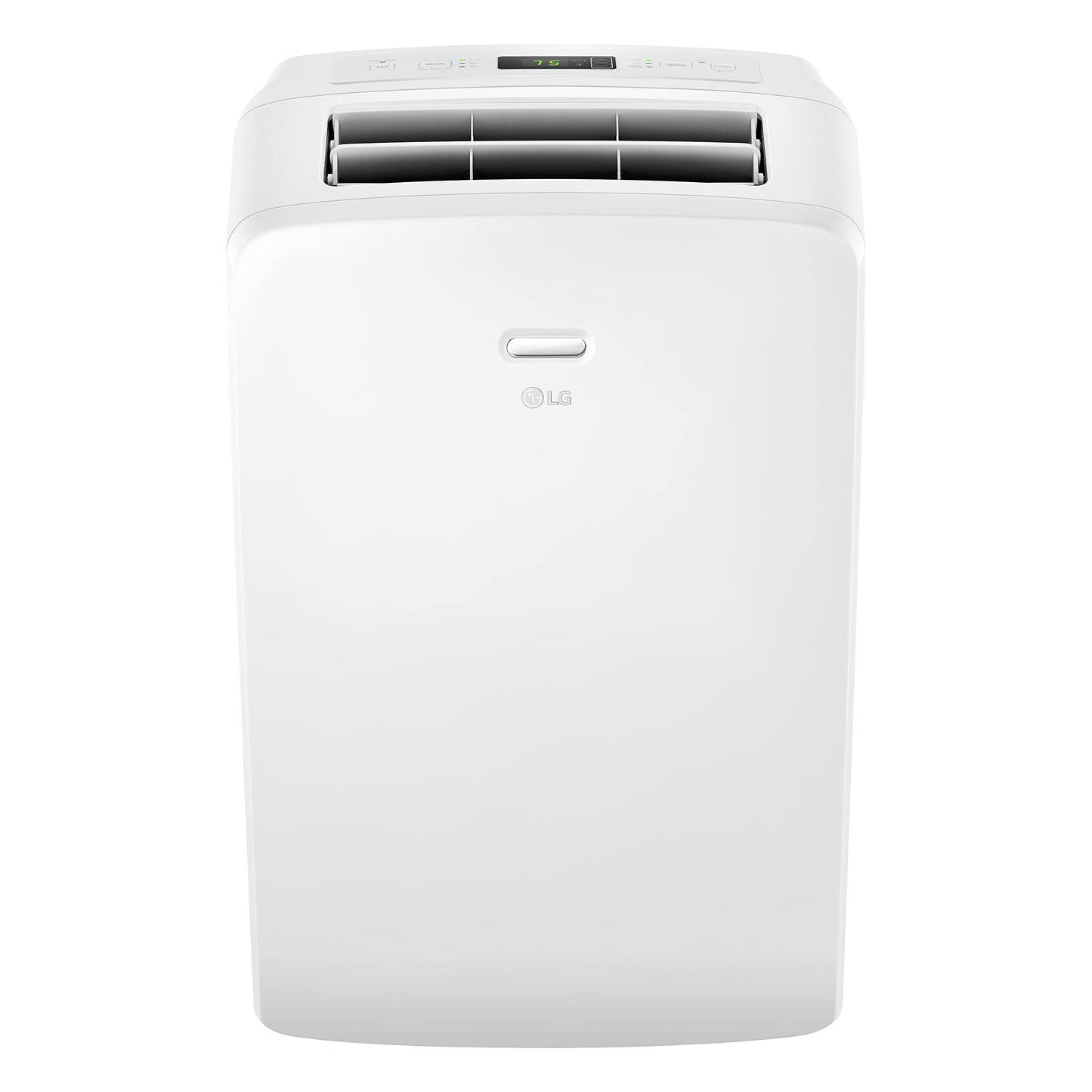 LG 7000 BTU (DOE) / (10500 ASHRAE) Portable Air Conditioners Cools 300 Sqft Easy Install & Remote Control LCD Display Eco-friendly Small Room Air Conditioner AC Unit Cool Home White LP0723WSR