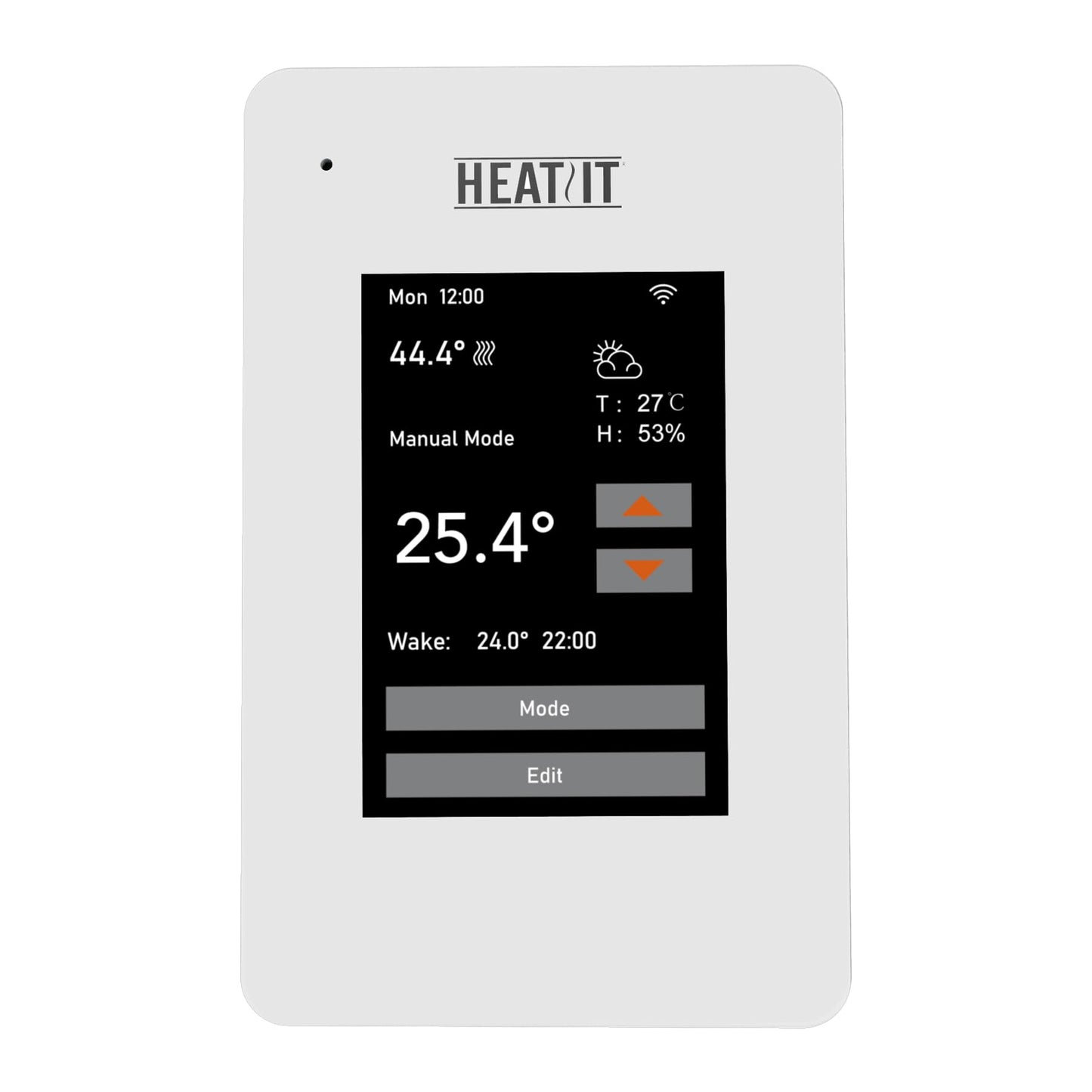 HEATIT ET-7AW Touchscreen Programmable Thermostat with Voice Control with WiFi