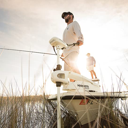 Minn Kota Riptide Maxxum Bow-Mount Electric Trolling Motor – 70 Lb. Thrust, 52 In. Shaft, Saltwater