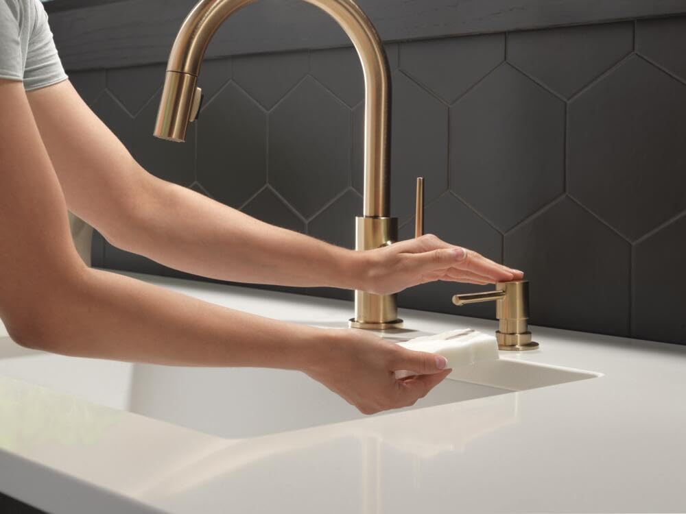 Delta Faucet RP100734CZ Trinsic Metal Soap Dispenser, Champagne Bronze