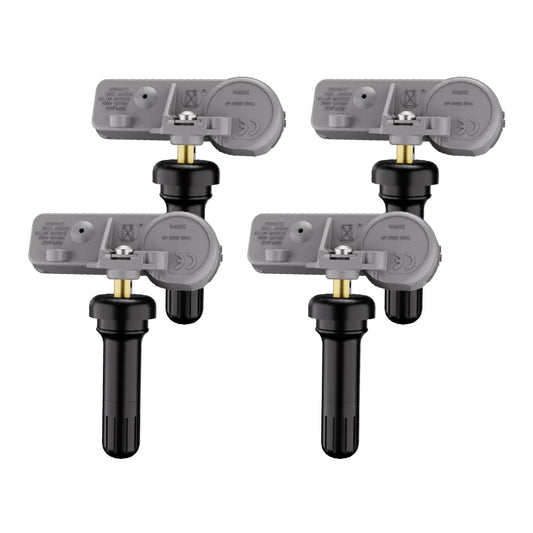 TPMS Sensor GM, 315Mhz Tire Pressure Monitoring System Sensor Compatible for Chevy Silverado Buick Cadillac GMC Pontiac Saturn Saab Replaces 13581558 13586335 13598771 13598772 Set of 4