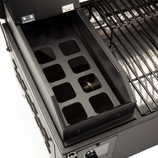 Cuisinart 8-in-1 Portable Wood Pellet Grill and Smoker, Compact for RV, Tailgates, Camping, and Backyard Cooking, Smoky Flavor, Versatile Meat Smoker