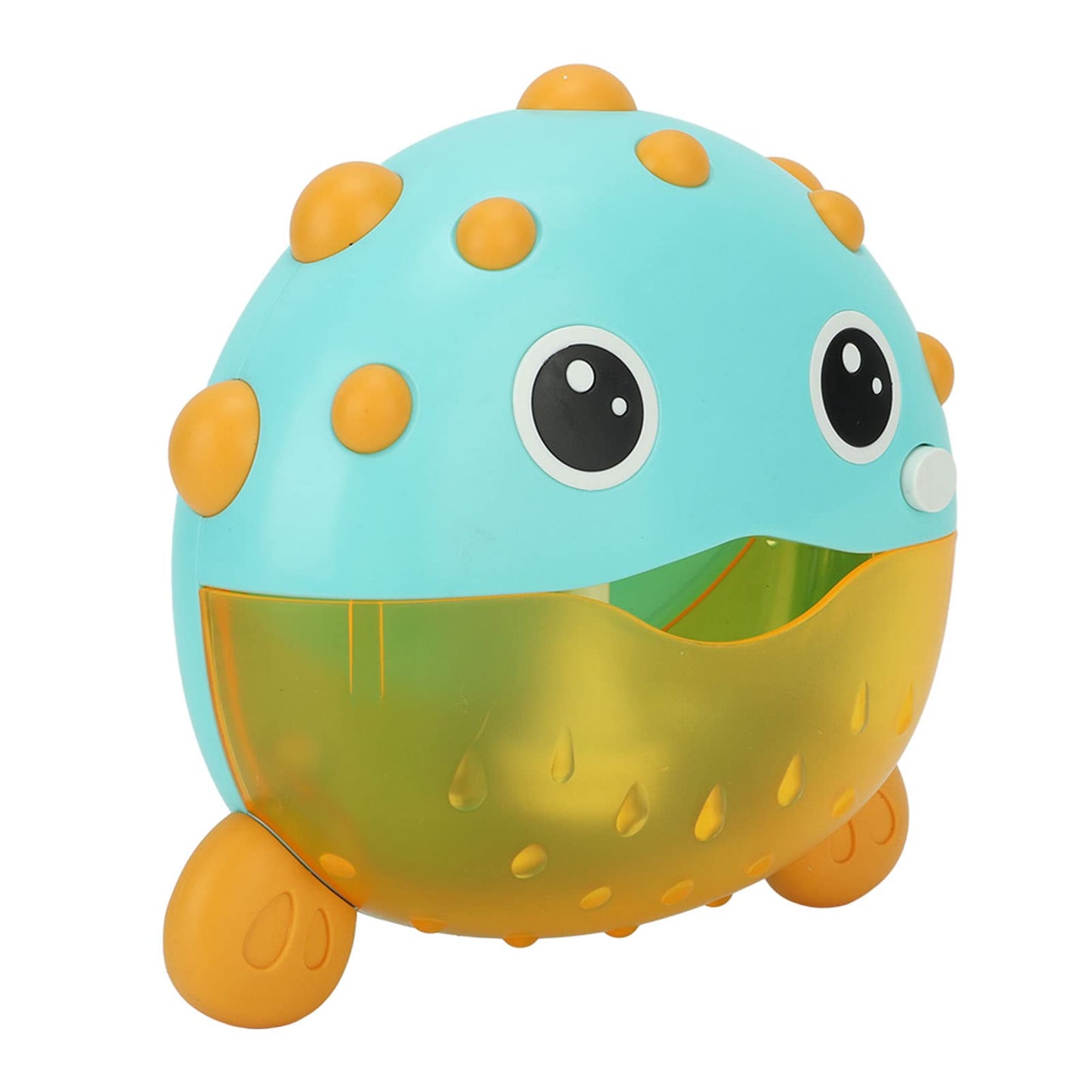 Pilipane Baby Bubble Machine Automatic Cute Music Kids Bubble Maker Toy with Suction Cup for Toddler Bath Time Plastic Electronic Components 19cm
